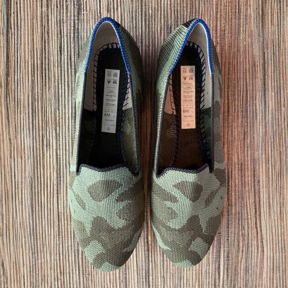 ROTHY’S | The Loafer Olive Camo Women Size 8 - Picture 2 of 6